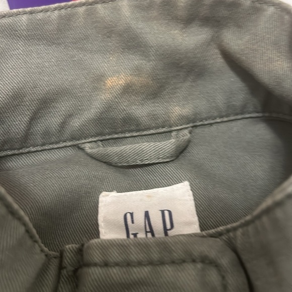 Gap Utility 100% Cotton Jacket Military Green Women size S - Picture 12 of 12